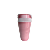 VASO 450 ML ROSADO X10